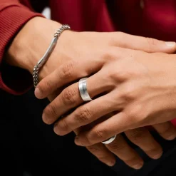 Exklusiver Silberring 925er Silber in 8mm R8510SL