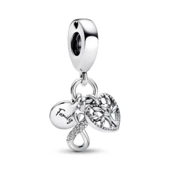 Family Infinity Triple Charm Anhänger aus 925er Silber 792201C01