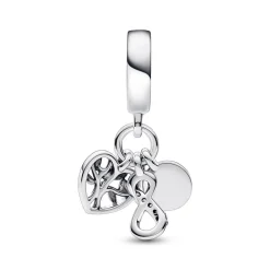 Family Infinity Triple Charm Anhänger aus 925er Silber 792201C01