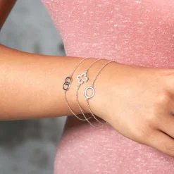 Filigranes Silberarmband für Charms geeignet LSB0007