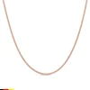 Flach-Panzerkette aus 585er Roségold, 1,7 mm Stärke BIN1113-14KRSL