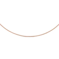 Flach-Panzerkette aus 585er Roségold, 1,7 mm Stärke BIN1113-14KRSL