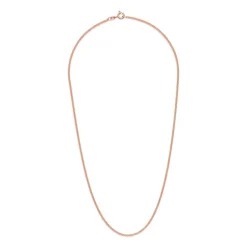 Flach-Panzerkette aus 585er Roségold, 1,7 mm Stärke BIN1113-14KRSL