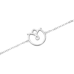 Florales Armband für Damen aus 925er Silber LSB0027