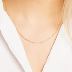 Fuchsschwanz-Kette aus 375er Gold GC0005