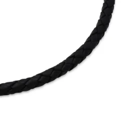 Geflochtene Lederkette Zopfkette LN0003