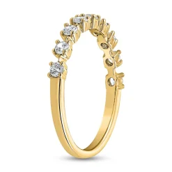 Gelbgoldener Ring mit Brillanten für Damen BDR0114-GSL