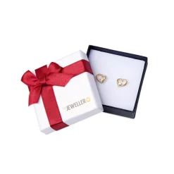 Geschenketui mit dunkelroter Schleife GET0040