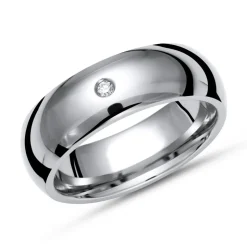 Glänzender Ring Titan in 6mm Breite TR0065SL