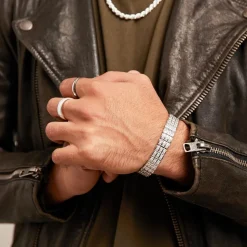 Glänzender Ring Titan in 4mm Breite TR0062SL