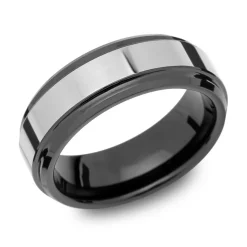 Glänzender Wolframring, ionisiert, robust TUR0037SL