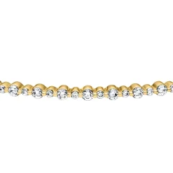 Goldener Armreif mit lab grown Diamanten für Damen BDB0025LG-GSL