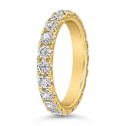 Goldener Full Eternity Ring mit Diamanten BDR0134-GSL