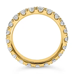 Goldener Full Eternity Ring mit Diamanten BDR0134-GSL