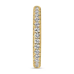 Goldener Half-Eternity Damenring mit Brillanten BDR0068-GSL