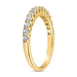 Goldener Ring für Damen aus Gelbgold mit Diamanten BDR0050-GSL