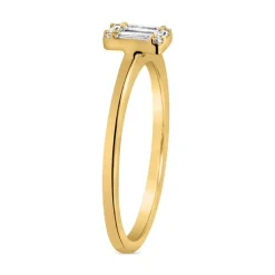 Goldring für Damen mit Diamanten BDR0043-GSL