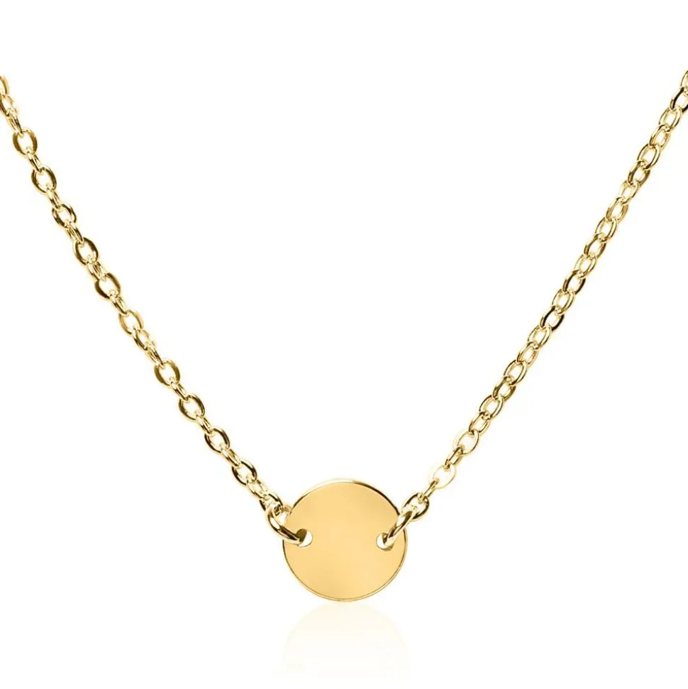 Gravierbare Kette aus vergoldetem Sterlingsilber LSN0022SL