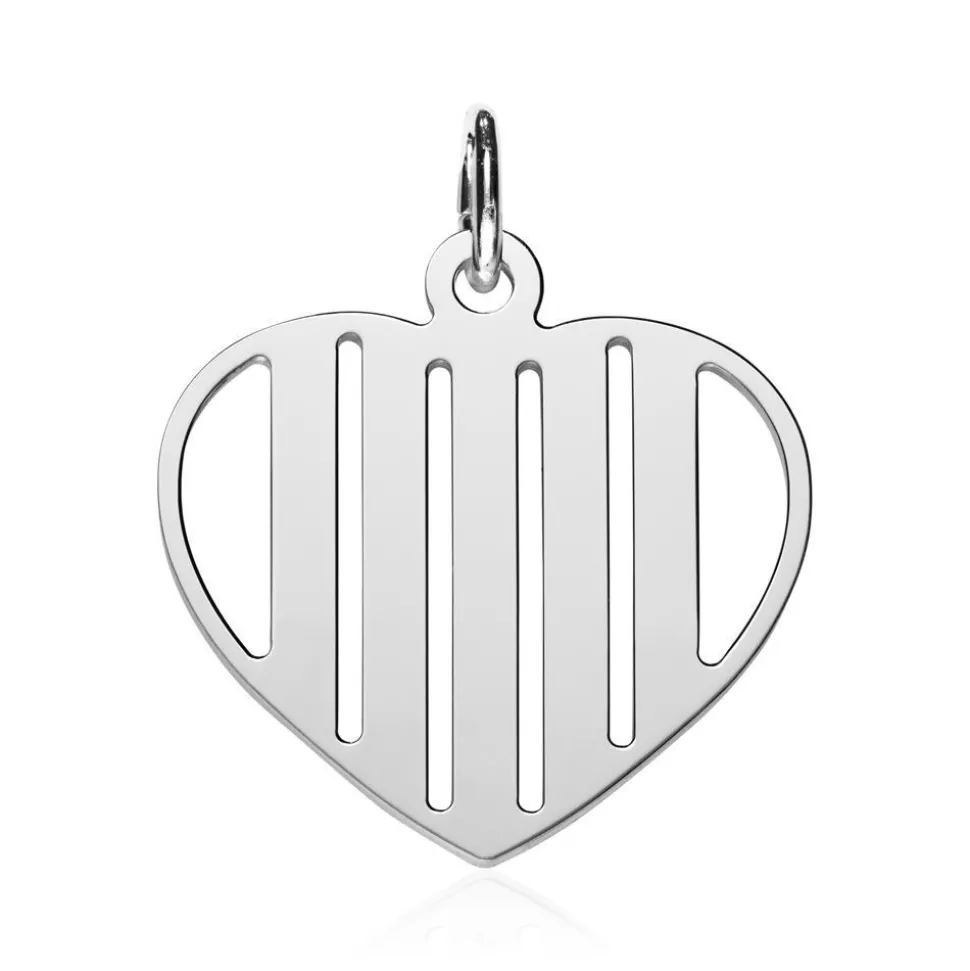 Gravierbarer Anhänger Herz aus 925er Sterlingsilber SP0983SL