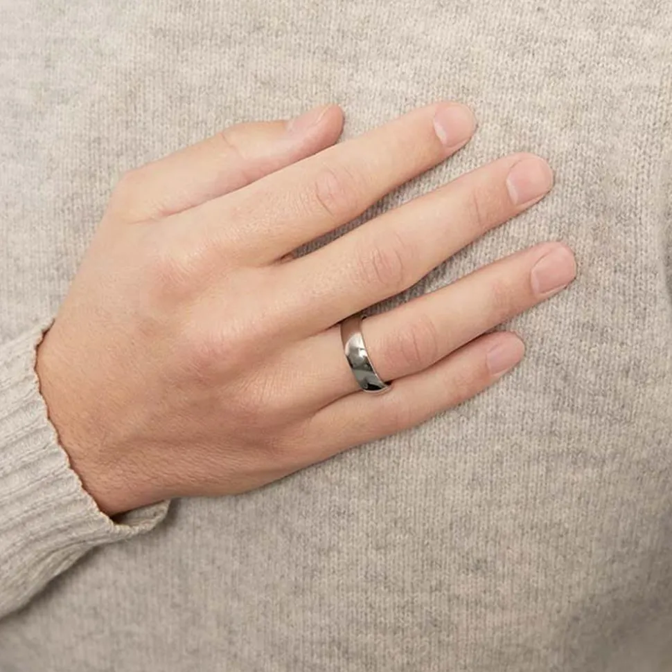 Gravierbarer Ring aus Edelstahl R9246SL