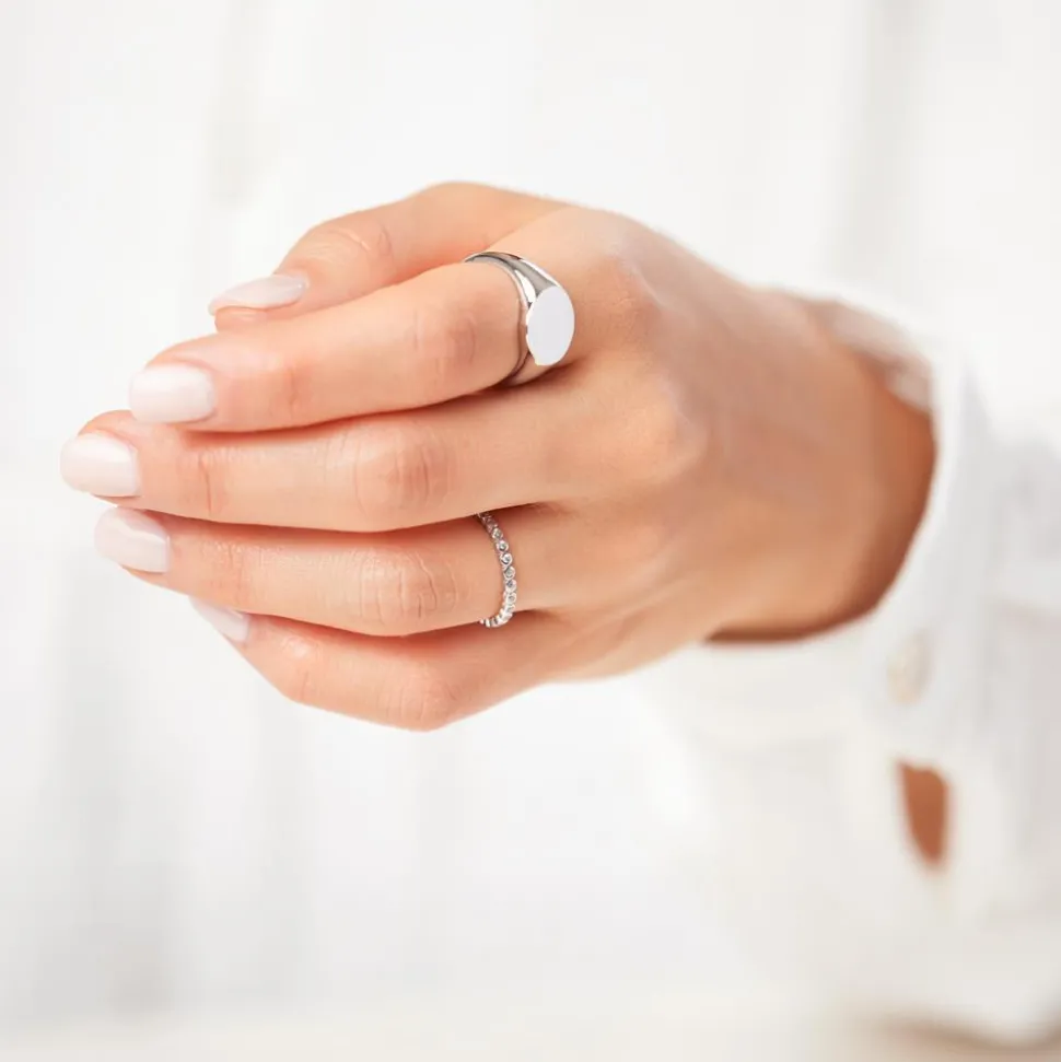 Gravierbarer Ring aus 925er Sterlingsilber SR0416SL