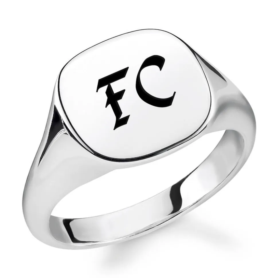 Gravierbarer Siegelring für Damen aus Sterlingsilber TR2248-001-21