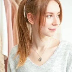 Gravierbares 925er Silber Medaillon Herzen SP0970SL