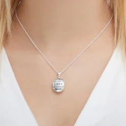 Gravierbares Medaillon Love aus Sterlingsilber SP0949SL