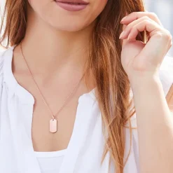 Gravur Anhänger aus 925er Sterlingsilber rosévergoldet SP0945SL