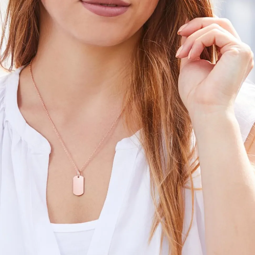 Gravur Anhänger aus 925er Sterlingsilber rosévergoldet SP0945SL