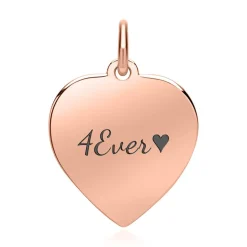 Gravur Herzanhänger aus 333er Roségold GP0297SL