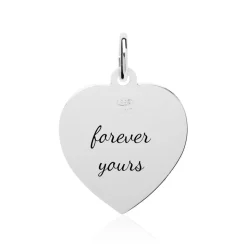 Gravur Kettenanhänger Herzen aus 925er Silber SP0882SL