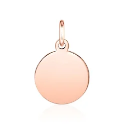 Gravur Kreisanhänger aus 14-karätigem Roségold GP0320-14KRSL