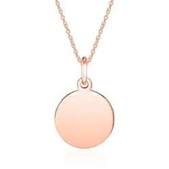 Gravuranhänger aus 333er Roségold, rund GP0378-8KRSL