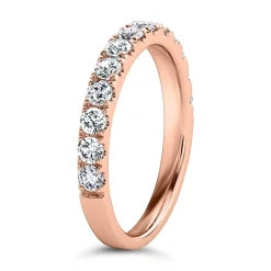 Half Eternity Diamantring aus Roségold BDR0129-RSL