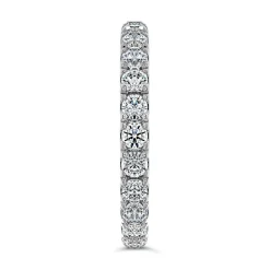 Half Eternity Diamantring, Weißgold, Platin, lab-grown BDR0129LG-WSL