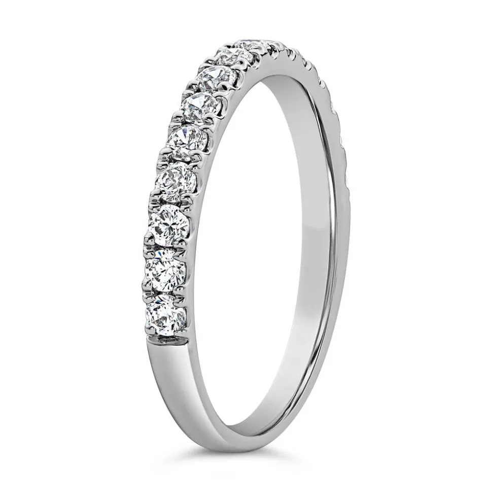 Half Eternity Ring mit Brillanten, Weißgold oder Platin BDR0128-WSL