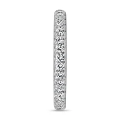 Half-Eternity Ring mit Brillanten, Weißgold oder Platin BDR0068-WSL