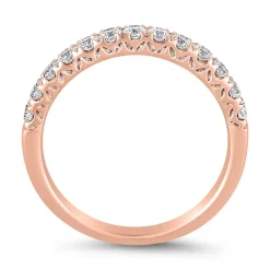 Half-Eternity-Ring aus Roségold mit Brillanten BDR0080-RSL