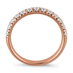 Half-Memoire Ring mit lab grown Diamanten aus Roségold BDR0079LG-RSL