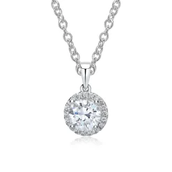 Halo Anhänger 750er Weißgold mit Diamanten BDP0002Di040-18KWSL