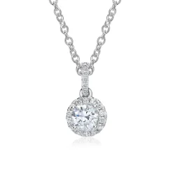 Halo Anhänger 18K Weißgold mit Brillanten BDP0005Di020-18KWSL