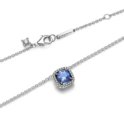 Halo-Kette für Damen aus Sterlingsilber mit Zirkonia 393560C01