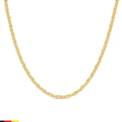 Halskette Ankersteg aus 14 Karat Gold, 3,5 mm BIN1120-14KGSL