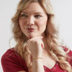 Halskette Ankersteg aus 14 Karat Gold, 3,5 mm BIN1120-14KGSL