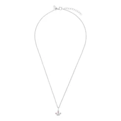 Halskette für Mädchen aus 925er Silber mit Krone 2036938