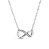 Halskette Infinity für Damen aus 925er Silber Zirkonia 398821C01-50