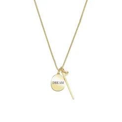 Halskette Nomad für Damen aus Edelstahl, vergoldet JF03786710