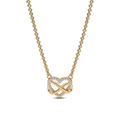 Halskette Sparkling Inifinity Heart für Damen 362666C01-50