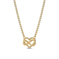 Halskette Sparkling Inifinity Heart für Damen 362666C01-50